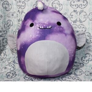 Squishmallows Easton‎ Angler Lantern Fish Tie Dye 12" Soft Plush